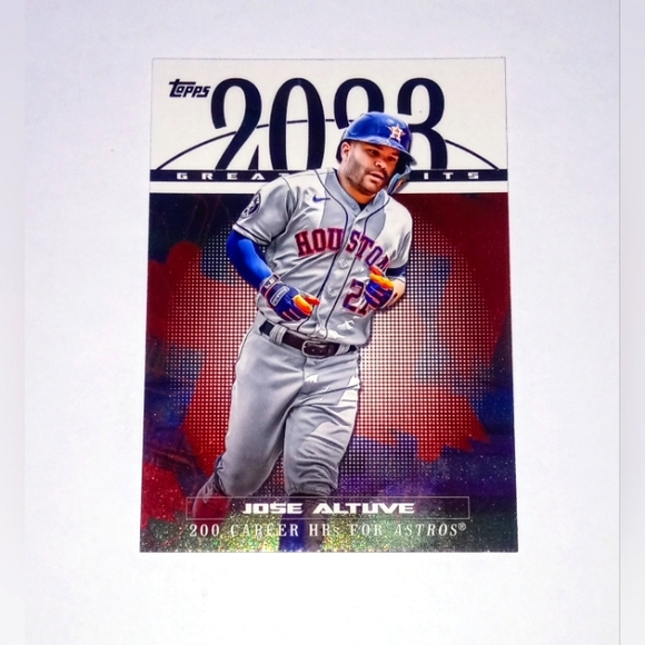 Jose Altuve Greatest Hits Insert - #23GH-10 Topps Series 1 2023-24 - Picture 1 of 2